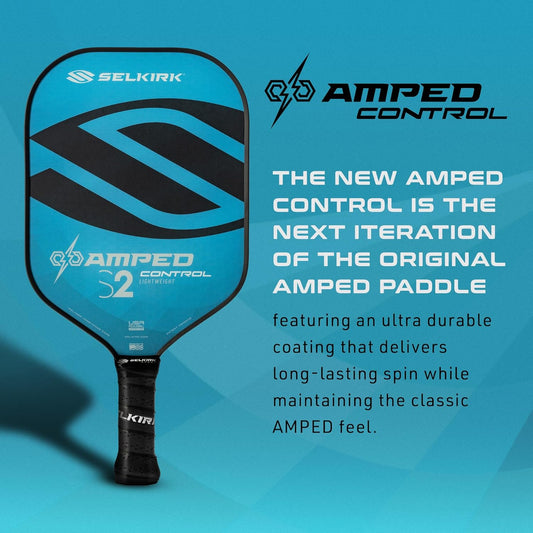 Amped Pickleball Paddle | Assembled in the USA | Amped Control or Amped Pro Fiberglass Pickleball Paddle | Unrivaled Precision & Control